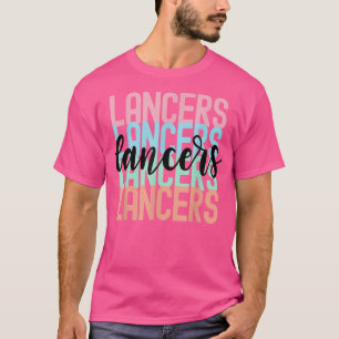 T-shirt Lancers Team Mascot School Spirit Game Night