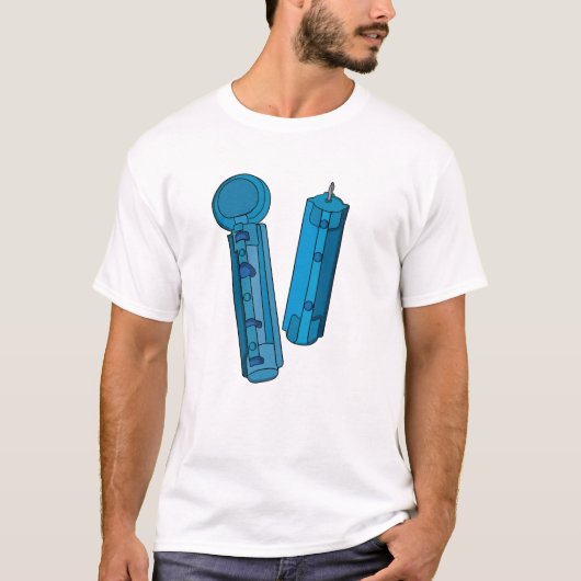 T-shirt Lancettes pour test de glycémie (Devant)