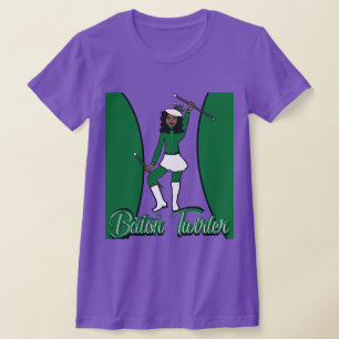 T-Shirt Lanceur de Bâton / Vert