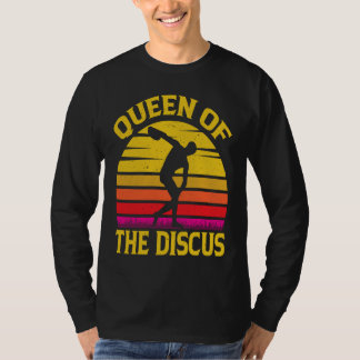 T-shirt Lanceur De Disque Reine Du Disque Lancer De Disque