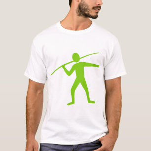 T-shirt Lanceur de javelot - Vert martien