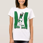 T-Shirt Lanceuse de Bâton / Vert (Devant)