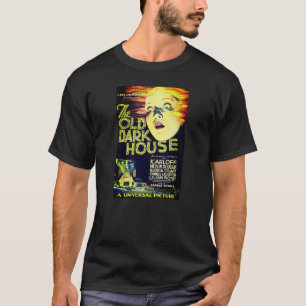 T-shirt L'ancienne maison sombre - poster vintage 1932