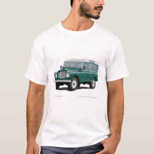 T-shirt Land Landy Rover Car Classic Randonnée Vintage Can