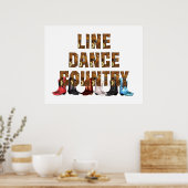 T-SHIRT Land Line Dance Poster (Keuken)