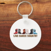 T-SHIRT Land Line Dance Sleutelhanger (Voorkant)