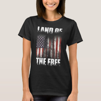 T-shirt Land Of The Free 2nd Amendement 4 juillet Americ