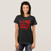 T-shirt Land Surveying Training Surveyor (Devant entier)