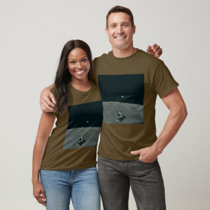 T-shirt Lander lunaire Apollo et lever de terre sur la lun