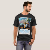T-shirt Lando Norris Mclaren Monaco Grand Prix 2021 Poster (Devant entier)