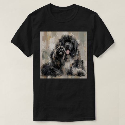 T-shirt Landseer Abstrait (Design devant)