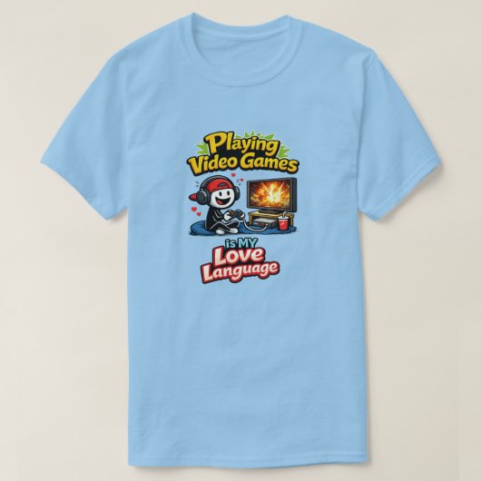T-shirt Langage de l'amour (Design devant)