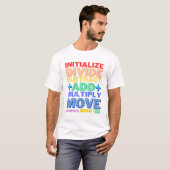 T-shirt Langage de programmation Cobol Verbes de base (Devant entier)