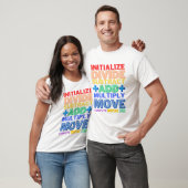 T-shirt Langage de programmation Cobol Verbes de base (Unisexe)