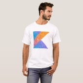 T-shirt Langage de programmation vintage de Kotlin (Devant entier)