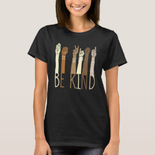 T-shirt Langage des signes de la main pour être gentil