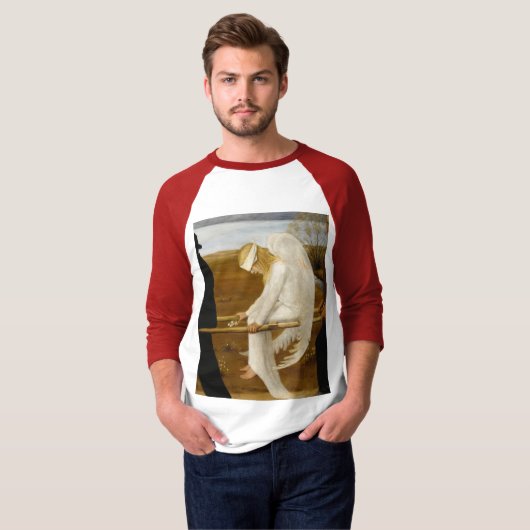 T-shirt L'ange blessé, 1903 par Hugo Simberg (Devant entier)