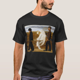 T-shirt L'ange blessé par la peinture Hugo Simberg, 1903