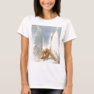 T-shirt L'ange de la PIC de protection personnalisent de