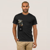 T-shirt L'ange grincheux dit "salut" de côté (Devant entier)