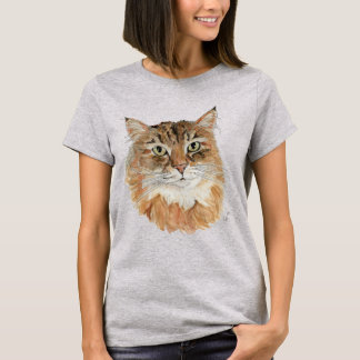 T-shirt Långhårig katt