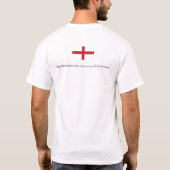 T-shirt L'Angleterre attend le T-shirt, petit logo (Dos)