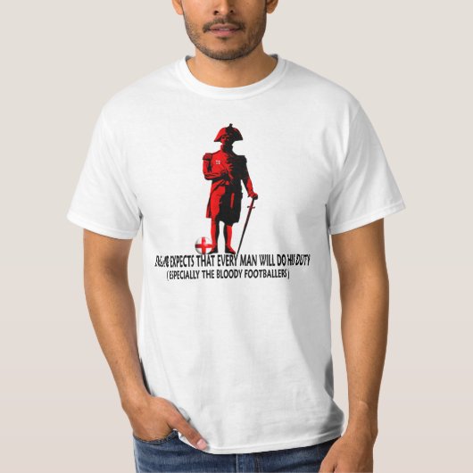 T-shirt L'Angleterre prévoit (Devant)