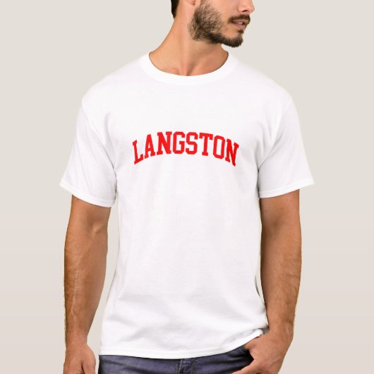 T-shirt Langston Arch Athletic College University Alumni S (Devant)