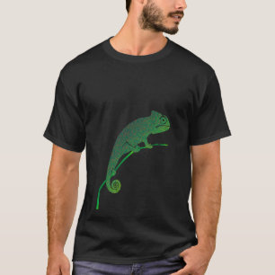 T-shirt Langue colorée des caméléons
