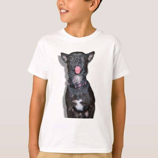 T-shirt Langue de chien de chiwawa (Devant)