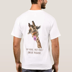 T-shirt Langue de Girafe sortie et laver - Votre texte