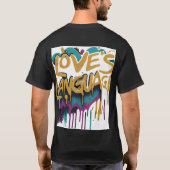 T-shirt Langue de l'amour (Dos)
