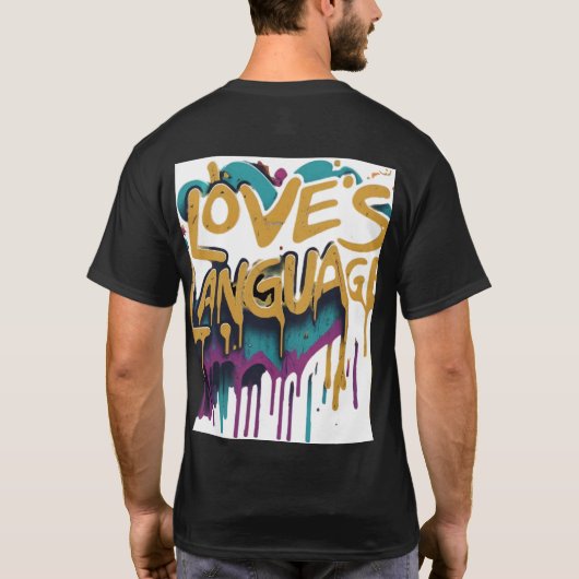 T-shirt Langue de l'amour (Dos)