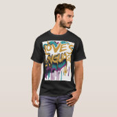 T-shirt Langue de l'amour (Devant entier)