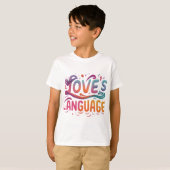 T-shirt Langue de l'amour (Devant entier)