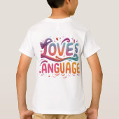 T-shirt Langue de l'amour (Dos)