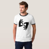 T-shirt langue des signes (Devant entier)