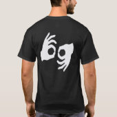 T-shirt langue des signes (Dos)