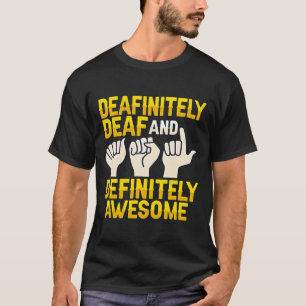 T-shirt Langue des signes américaine geste de la main Sens
