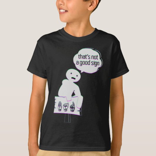 T-shirt Langue des signes ASL Amérique de la main Talking (Devant)