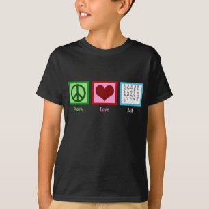 T-shirt Langue des signes d'amour de paix