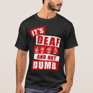 T-shirt Langue des signes Sensibilisation des sourds Main