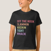 T-shirt Langue Hors Hook Asl Slang Tee Sourde Sensibilisat (Devant)