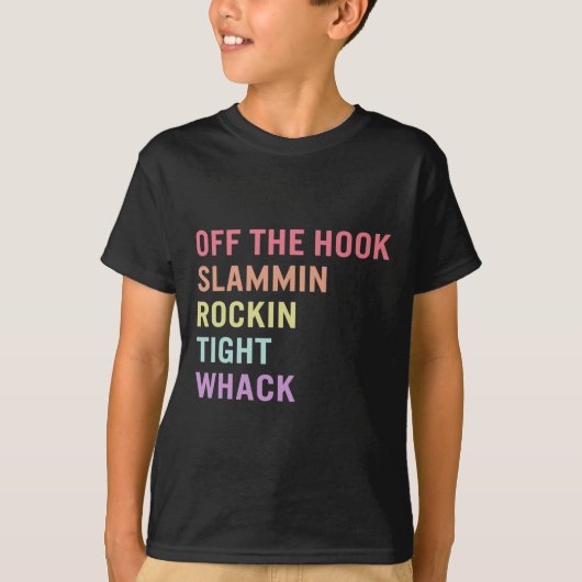 T-shirt Langue Hors Hook Asl Slang Tee Sourde Sensibilisat (Devant)