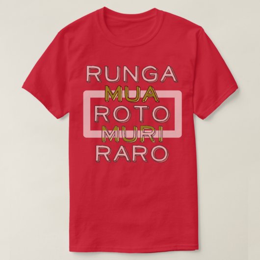 T-shirt Langue maori Te Reo (Design devant)
