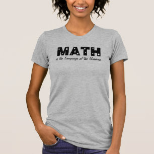 T-shirt Langue Mathématique De L'Univers