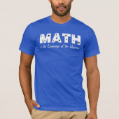 T-shirt Langue Mathématique De L'Univers (Devant)