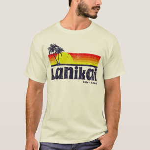 T-shirt Lanikai vintage Oahu Hawaï