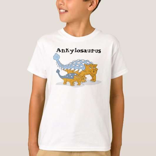 T-shirt L'Ankylosaurus badine la chemise (Devant)