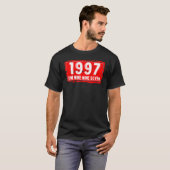 T-shirt L'année de naissance 1997 pour les hommes et les f (Devant entier)